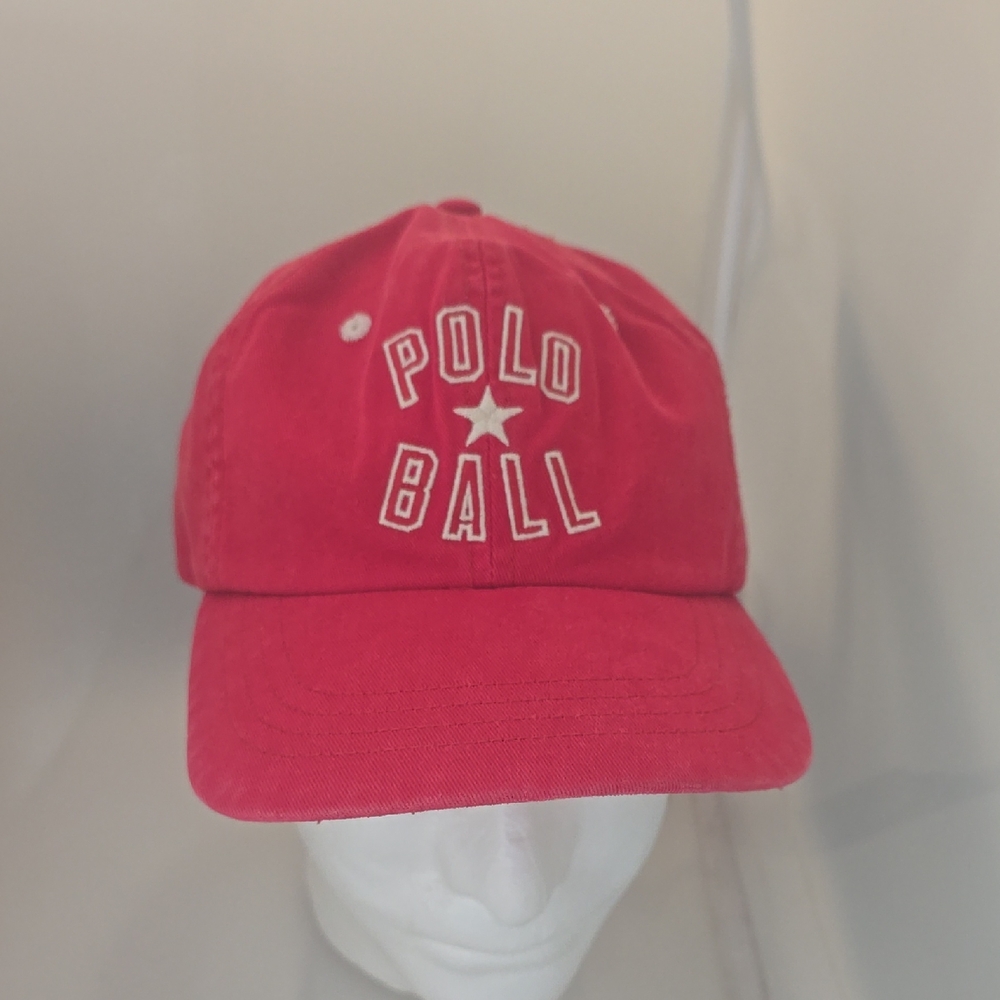 Ralph Lauren Red Polo Ball Cap